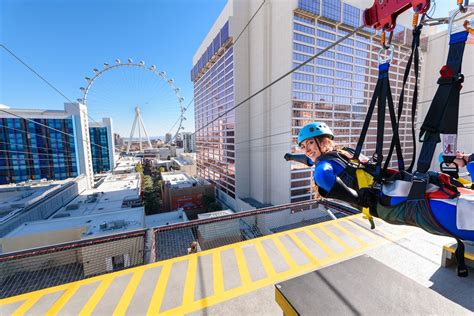 Zipline stratosphere las vegas  SkyJump is a controlled descent, similar to a vertical zip line